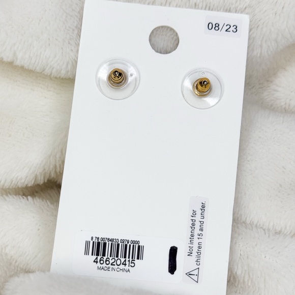 COPY - Express Pink Rhinestone Oval Linked Drop Earrings | NWT - Picture 4 of 4